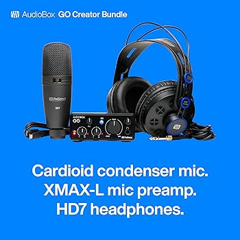 Amazon.com: PreSonus AudioBox Go Creator Complete Studio